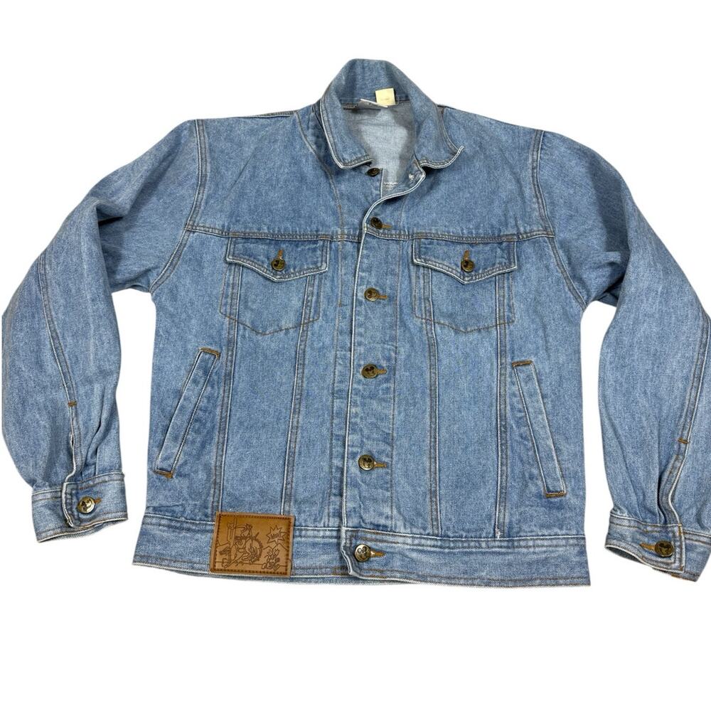 Mickey & Co Denim Button Up Jacket Mickey Mouse World Wide *Read